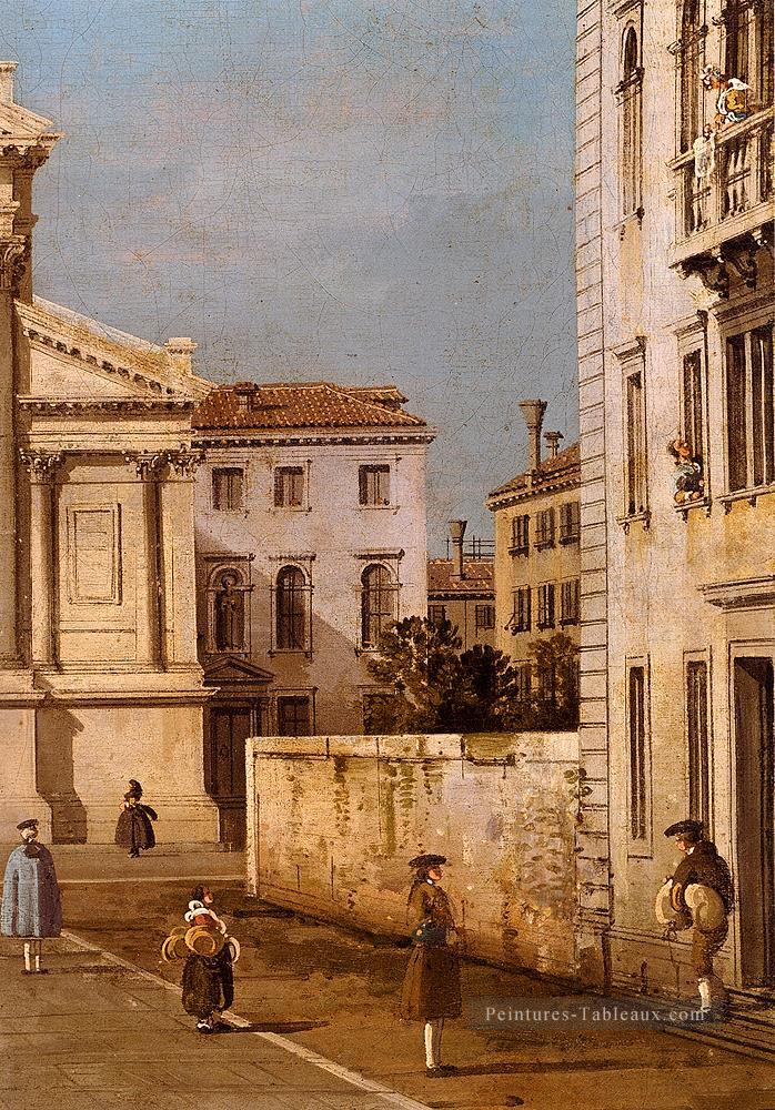 Canal Giovanni Antonio S Eglise Francesco Della Vigna et Campo Thomas Gainsborough Peintures à l'huile